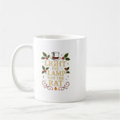 Light The Lamp Not The Rat Funny Christmas Matchin コーヒーマグカップ (左)