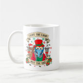 Light The Lamp Not The Rat Funny Christmas Matchin コーヒーマグカップ (左)
