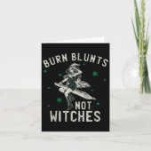 Light Up Blunts, Not Witches Funny Stoner Gifts カード (正面)