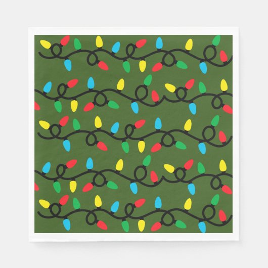 Light Up The Holidays Paper Napkin スタンダードランチョンナプキン (正面)