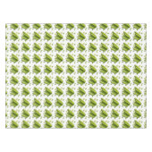 Light Vegetable Cucumber Floral Pattern テーブルクロス (正面(横))