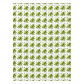 Light Vegetable Cucumber Floral Pattern テーブルクロス (正面)