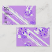 Light Violetプロファイルカード 名刺 (正面/裏面)
