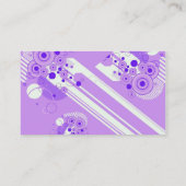 Light Violetプロファイルカード 名刺 (裏面)