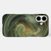 LIGHT VORTEX /オレンジグレー抽象芸術 Case-Mate iPhoneケース (裏面 (横))