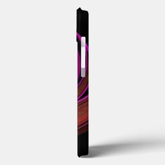 LIGHT VORTEX、赤鮮やか色 Case-Mate iPhoneケース (裏面 / 左)