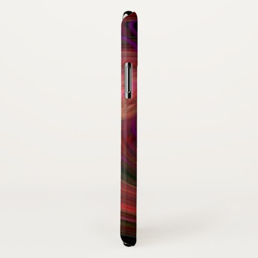 LIGHT VORTEX、赤鮮やか色 Case-Mate iPhoneケース (裏面/右)