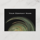 LIGHT VORTEX RUBY – 灰色の白い黄色の黒の赤 名刺 (裏面)