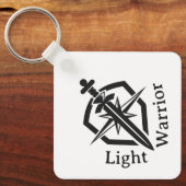 Light Warrior Sword And Shield キーホルダー (正面)