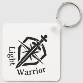 Light Warrior Sword And Shield キーホルダー (裏面)