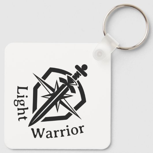 Light Warrior Sword And Shield キーホルダー (裏面)