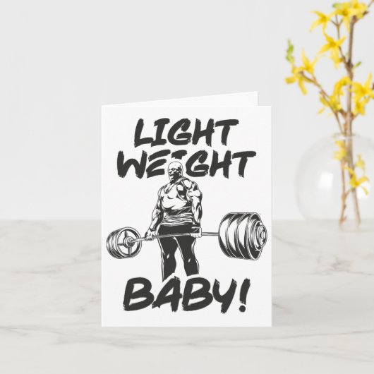 Light Weight Ba2  カード (黄色い花)