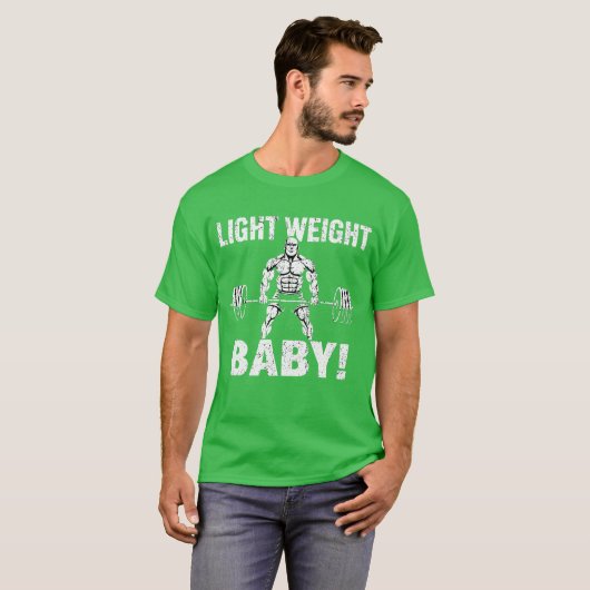 Light Weight Baby (Ronnie Coleman) Tシャツ (正面フル)