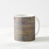 Light wooden texture backgroundabstract, home deco コーヒーマグカップ (正面右)
