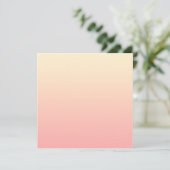 Light Yellow and Pink Gradient サンキューカード (スタンド正面)