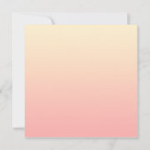 Light Yellow and Pink Gradient サンキューカード (裏面)
