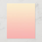 Light Yellow and Pink Gradient チラシ (正面)