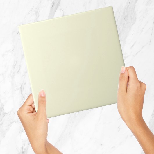 Light Yellow Solid Color Tile タイル