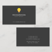 LIGHTBULBロゴNo. 2名刺 名刺 (正面/裏面)