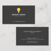 LIGHTBULB LOGO No. 3名刺 名刺 (正面/裏面)