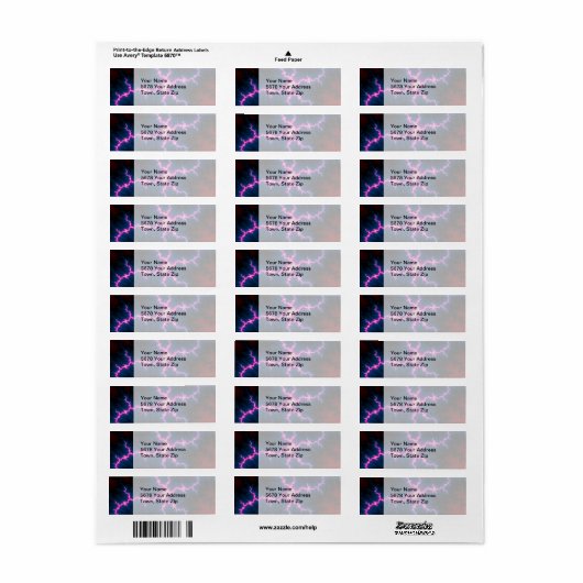 Lightcleave - Fractal Art ラベル (フルシート)