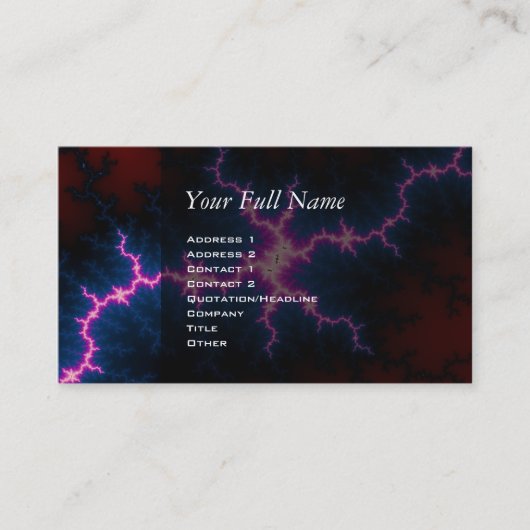 Lightcleave - Fractal Art 名刺 (正面)