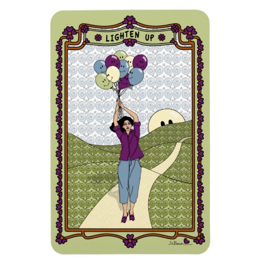 Lighten Up_A_4x6冷蔵庫 マグネット (縦)