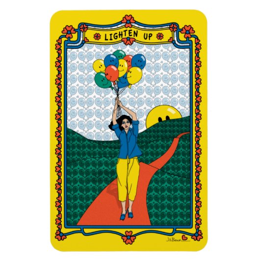 Lighten Up_B_4x6冷蔵庫 マグネット (縦)