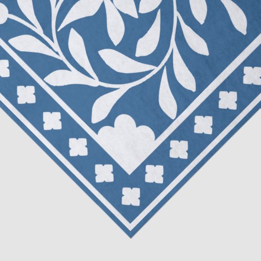 Lighter Blue Traditional Bone Inlay Decoupage 薄葉紙 (詳細)