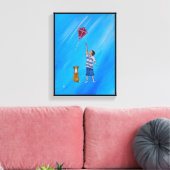 Lighter than Air Painting by Alfred Fox キャンバスプリント (インサイチュ (リビング))