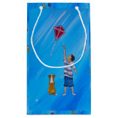 Lighter than Air Painting by Alfred Fox スモールペーパーバッグ (裏面)