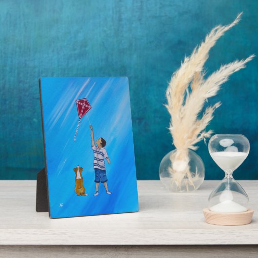 Lighter than Air Painting by Alfred Fox フォトプラーク (側面)