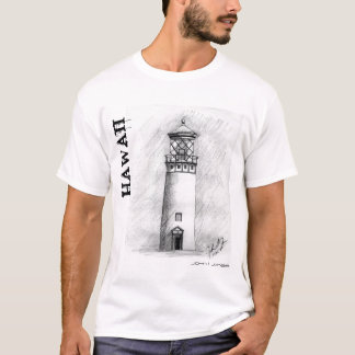 LighthoouseDarkHighRes.0001、ハワイ、ジョンI.ジョーンズ Tシャツ