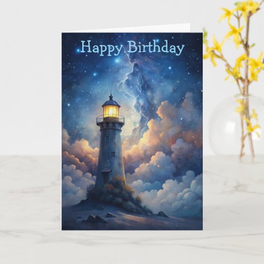 Lighthouse カード (黄色い花)