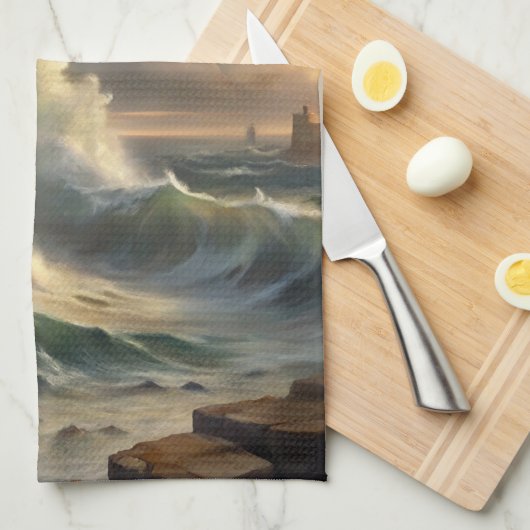 Lighthouse キッチンタオル (四つ折り)