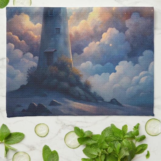 Lighthouse キッチンタオル (折り畳み)