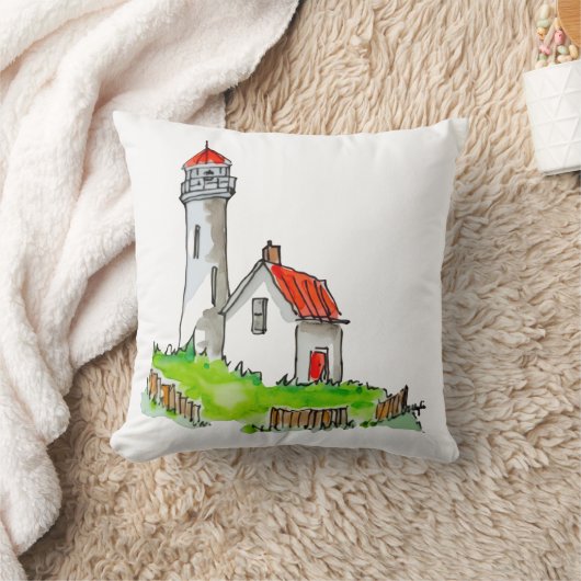 Lighthouse クッション (ブランケット)