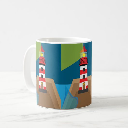 Lighthouse コーヒーマグカップ (正面左)