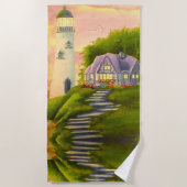 Lighthouse ビーチタオル (正面)