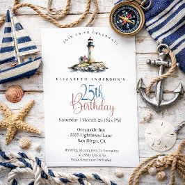 Lighthouse 25th Birthday 招待状