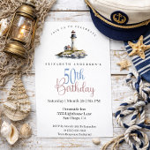 Lighthouse 50th Birthday 招待状