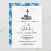 Lighthouse 70th Birthday 招待状 (正面/裏面)