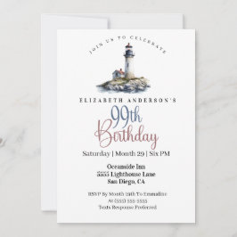 Lighthouse 99th Birthday 招待状