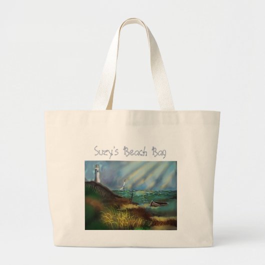 Lighthouse Beach Bag ラージトートバッグ (正面)