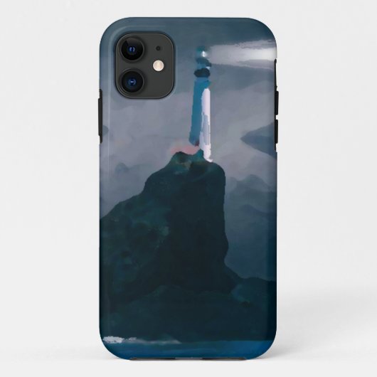 Lighthouse blue iphone Case-Mate iPhoneケース (裏面)