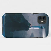 Lighthouse blue iphone Case-Mate iPhoneケース (裏面(横))