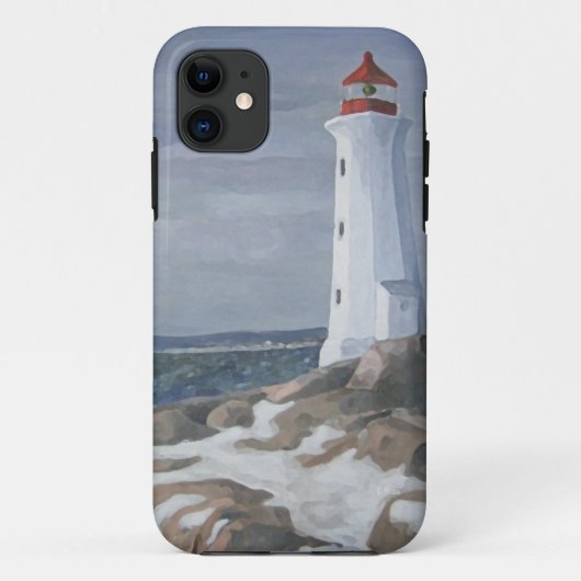 Lighthouse blue iphone Case-Mate iPhoneケース (裏面)