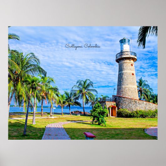 Lighthouse, Cartagena, Colombia ポスター (正面)