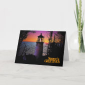 Lighthouse Christmas Card シーズンカード (正面)