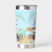 Lighthouse Dreams 保温保冷タンブラー (左面)